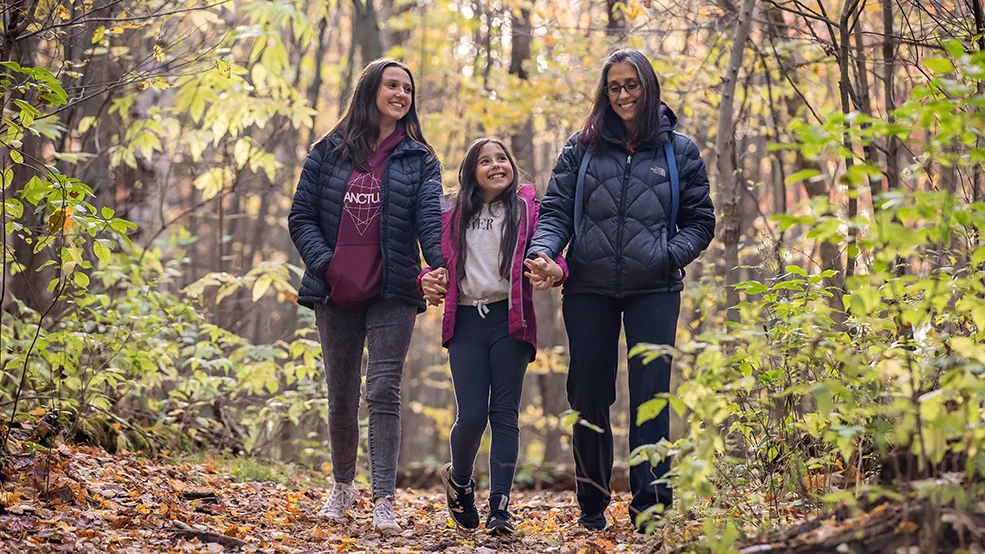 Hiking, Greenbelt, family