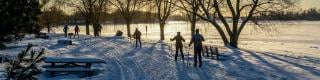 SJAM Winter Trail, Winter, Cross-country skiing