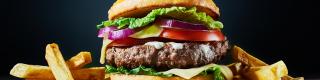 food, burger